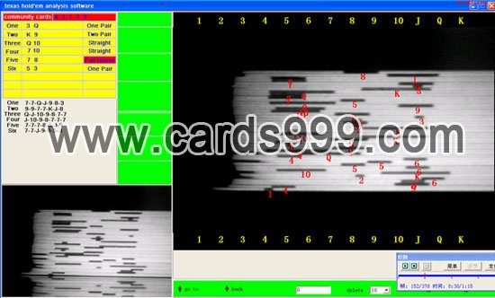   Texas holdem equipo del sistema informático de póquer